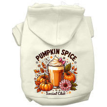 Pumpkin Spice Social Dog Hoodie - More Colors