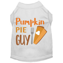 Pumpkin Pie Guy Dog Shirt - More Colors