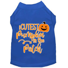 Cutest Pumpkin In The Patch Dog Shirt - More Colors