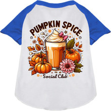 Pumpkin Spice Social Club Ragland Dog Shirt - More Colors