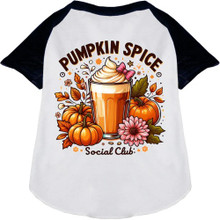 Pumpkin Spice Social Club Ragland Dog Shirt - More Colors