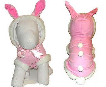 Pink Bunny Pet Dog Costume