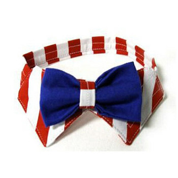 Patriotic 4th of July Uncle Sam Dog Bow Tie Set -XXL