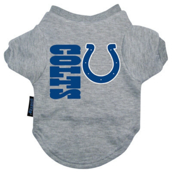 Indianapolis Colts Dog Tee Shirt, Sizes M, L & XL