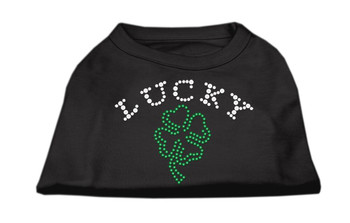 4 Leaf Clover Rhinestone Dog Tank