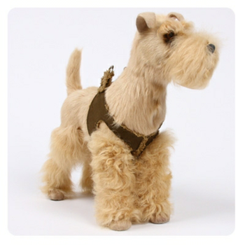Olive Step-In Fur Harness by Susan Lanci
