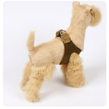 Olive Step-In Fur Harness by Susan Lanci