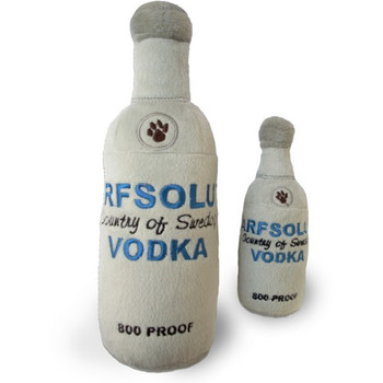 Arfsolut Vodka Plush Dog Toy