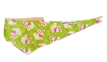 Easter Bandana - Lime Green Bunnies