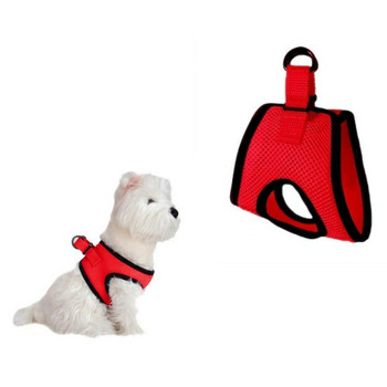 Ultra Choke Free Step In Dog Harness - Red