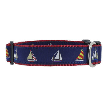 Dog Collar - Sailboats - 1 1/4
