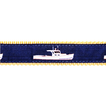 Dog Collar - Lobster Boat - 1 1/4