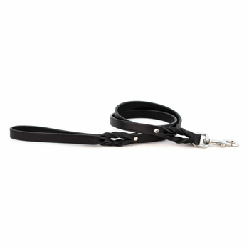 Braided Leather Dog Leash