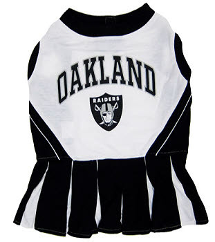 Oakland Raiders Cheerleader Dog Dress