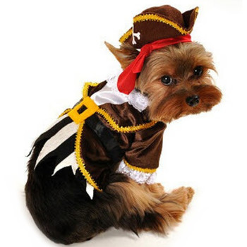 Designer Pirate Captain Dog Costume