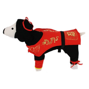 Ninja Pet Dog Costume - Dragon