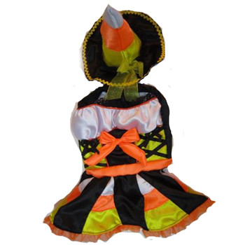 Candy Corn Witch Pet Dog Costume