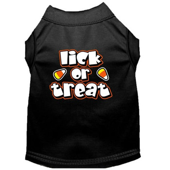 Lick or Treat Halloween Dog Tee Shirt