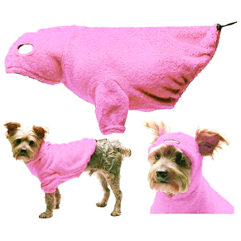 Dog Hoodie with Earholes - Pink - 5 - 110 lbs
