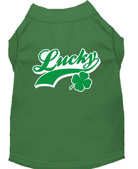 Lucky St Pattys Dog Tank