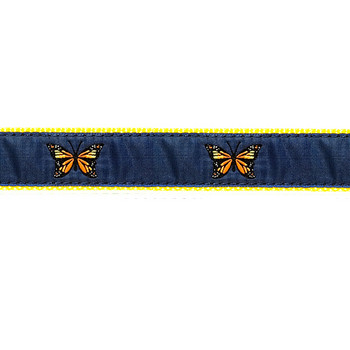 Dog Collar - Monarch Butterfly - 1 1/4