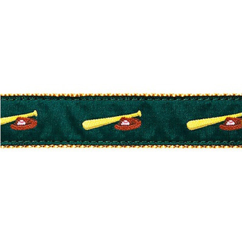 Dog Collar - Baseball - 1 1/4