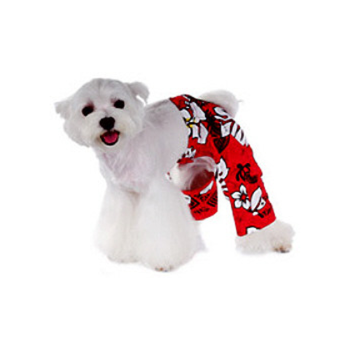 Bermuda Red Dog Swim Trunk Shorts - XS