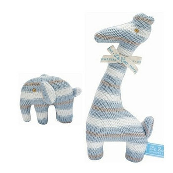 Le Giraffe or Le Elephant - Blue Striped