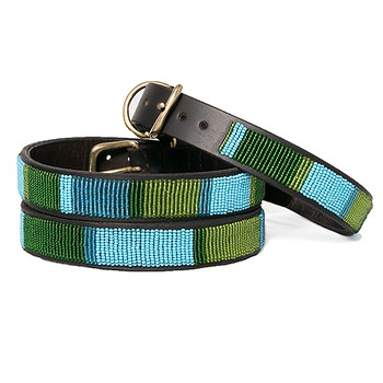 Lagoon African Beaded Collar & Leash Collection