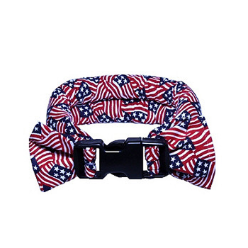 Too Cool Cooling Dog Collars - American Flag