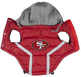 49ers dog sweater