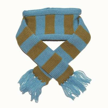 Urban Blue Stripe Dog Scarf