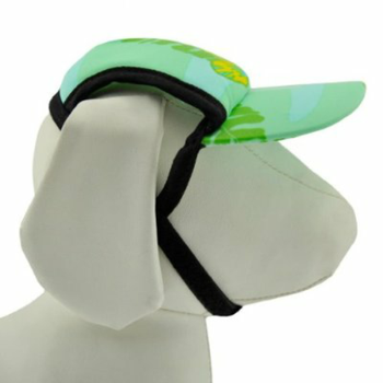 Tropical Green Sun Protective Dog Visor Hats for Dogs