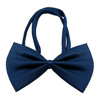 Navy Blue Dog Bow Tie - Small & Medium