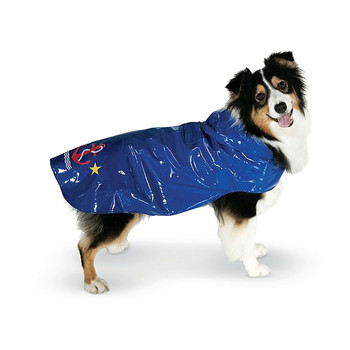 Anchor Navy Blue Nantucket Dog Slicker Raincoat