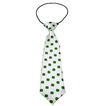 Big Dog Neck Ties - Green Shamrocks