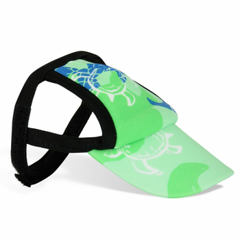 Emerald Green Sun Protective Dog Visor Hats for Dogs