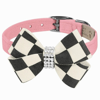 Windsor Check Nouveau Bow Dog Collars by Susan Lanci - 3