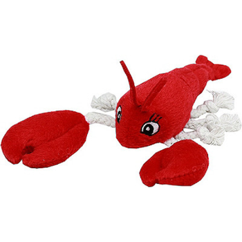 Plush Red Lobster Dog Toy