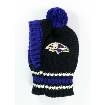 NFL Baltimore Ravens Knit Dog Ski Hat