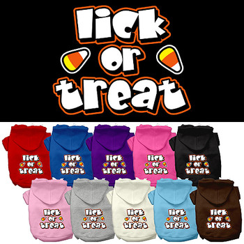 Lick or Treat Dog Hoodies