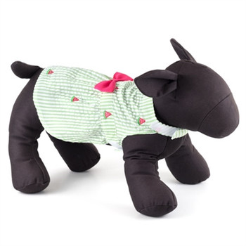 Green Stripe Watermelon Pet Dog Dress - Small - Big Dog