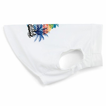 Sun Protective Dog Tank Top - California / White