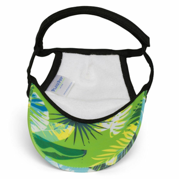 Tropical Treasure Green Sun Protective Dog Visor Hats