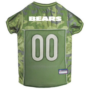 Chicago Bears Pet Camo Jersey