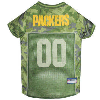 Green Bay Packers Pet Camo Jersey