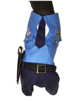 Police Man Pet Dog Costume