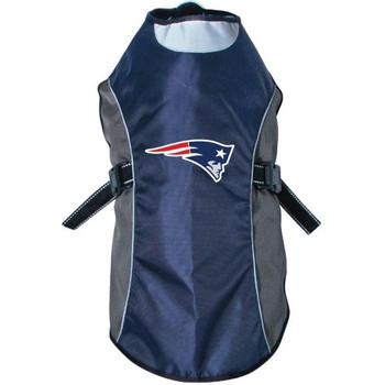 New England Patriots Water Resistant Reflective Pet Jacket