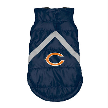 Chicago Bears Pet Puffer Vest - Teacup