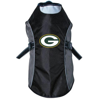 Green Bay Packers Water Resistant Reflective Pet Jacket